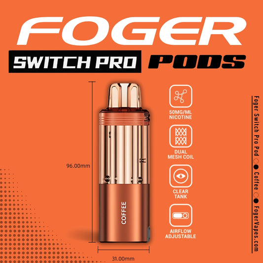 Foger Pod 30k 5ct Coffee