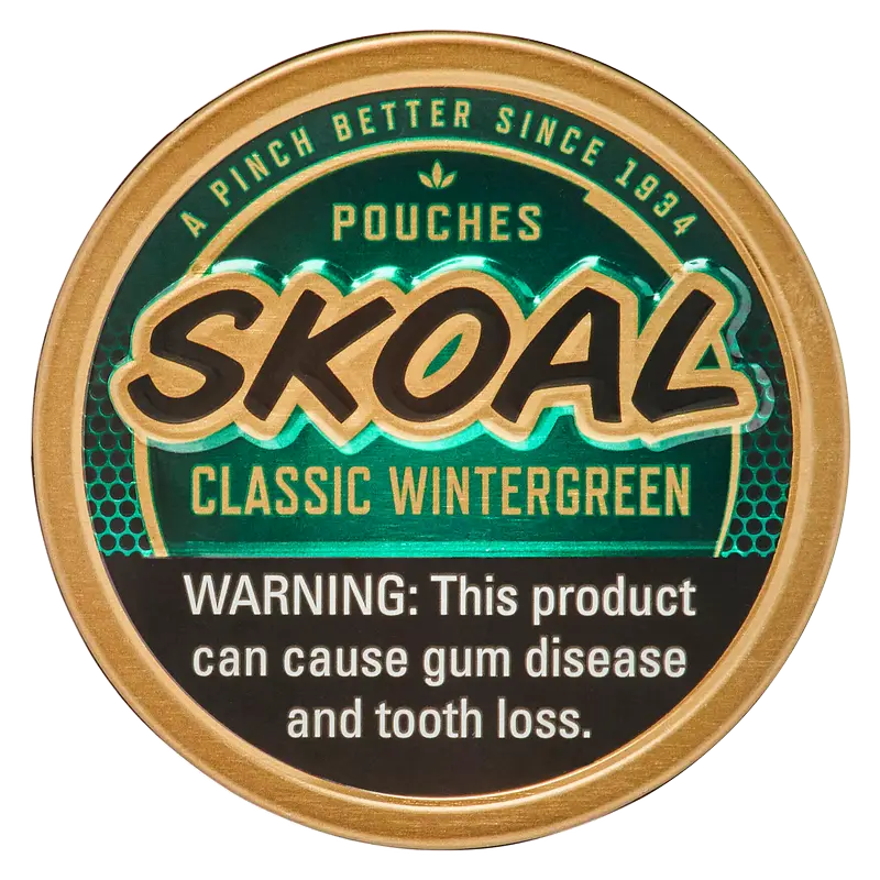 SKOAL 0.82Z 5CT WINTERGREN POUCHES