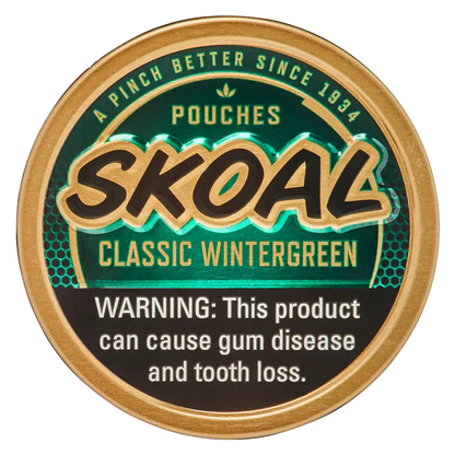SKOAL 0.82Z 5CT WINTERGREN POUCHES