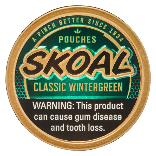 SKOAL 0.82Z 5CT WINTERGREN POUCHES