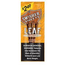 SWISHER SWEET LEAF 10/3PK $2.49 HONEY