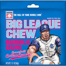 BIG LEAGUE COTTON CANDY BUBBLE GUM 12CT