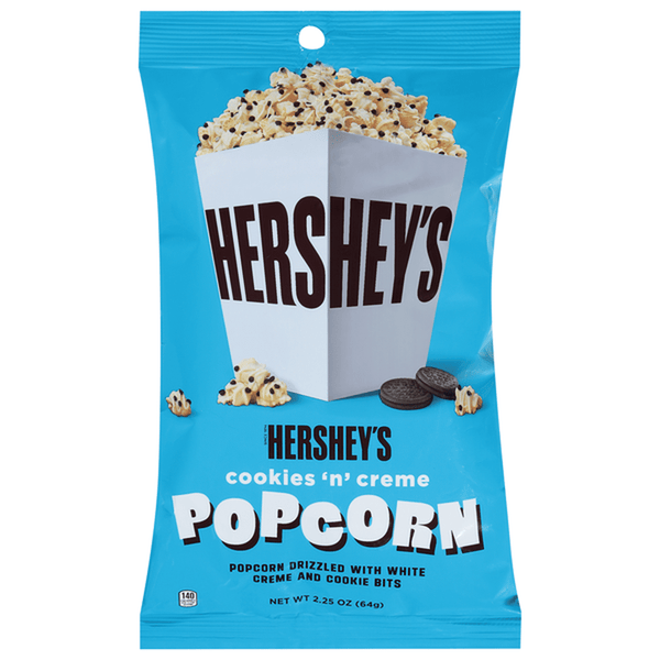HERSHEY COOKIES N CREME POPCORN 2.25OZ