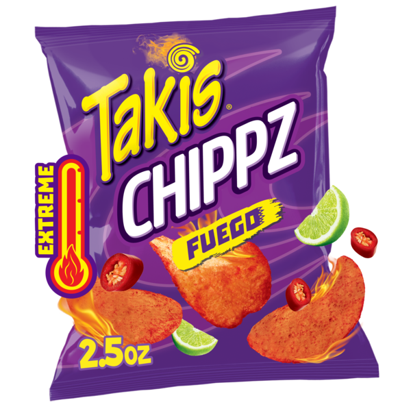 TAKIS CHIPPS FUEGO 2.5OZ 1CT