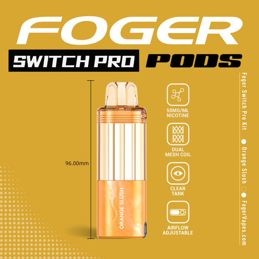 Foger Pod 30k 5ct Orange Slush