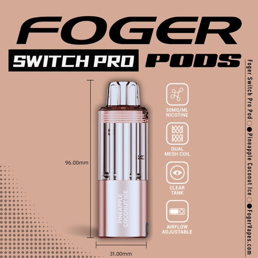 Foger Pod 30k 5ct Pineapple Coconut