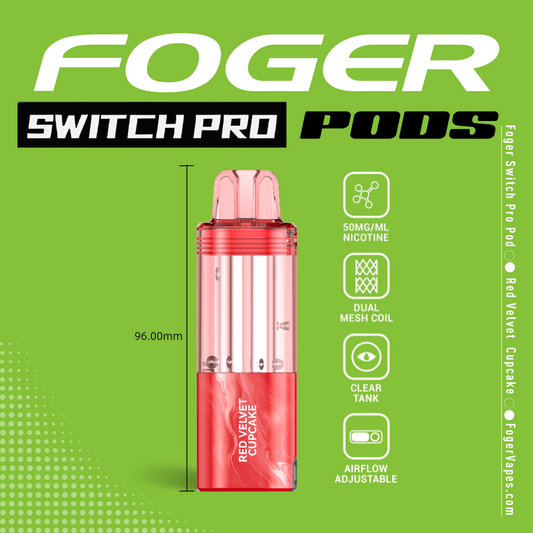 Foger Pod 30k 5ct Red Velvet Cupcake