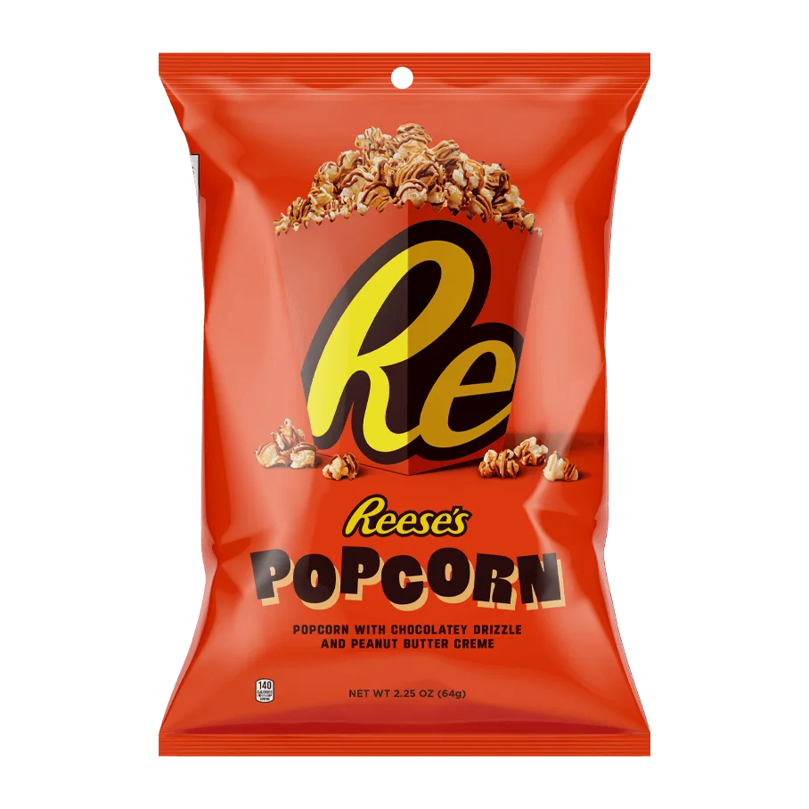 REESE'S PEANUT BUTTER POPCORN 2.25OZ