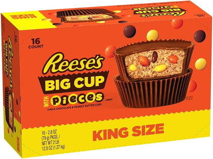 REESES WITH PIECES BIG CUP K/S 16CT