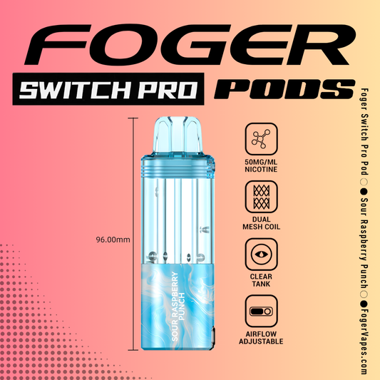 Foger Pod 30k 5ct Sour Raspberry Punch