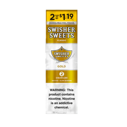 SWISHER SWEET 2/$1.19 30CT/2PK GOLD