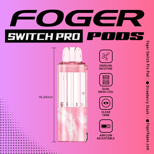 Foger Pod 30k 5ct Strawberry Slush