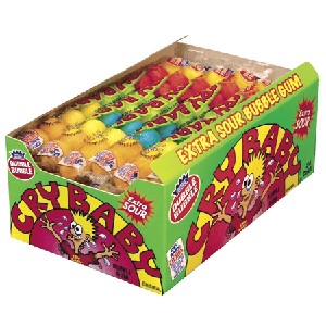 CRY BABY EXTRA SOUR TUBE 24CT