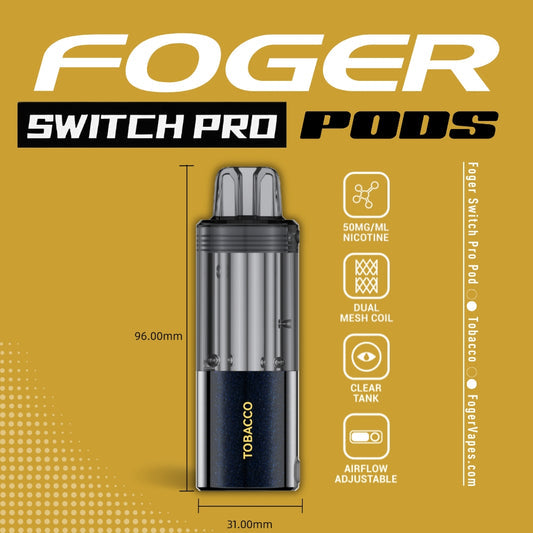 Foger Pod 30k 5ct Tobacco