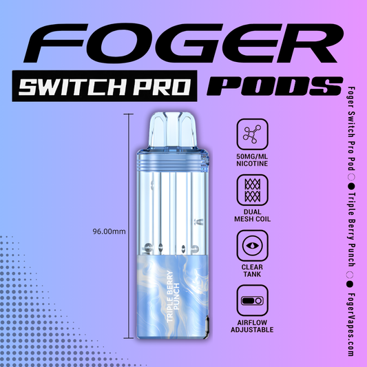 Foger Pod 30k 5ct Triple Berry Punch