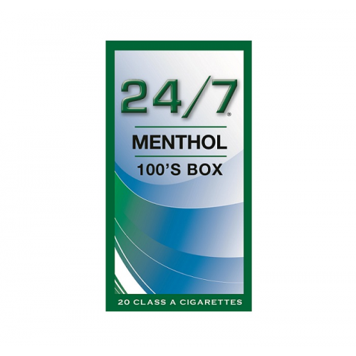 24/7 MENTHOL 100 BOX