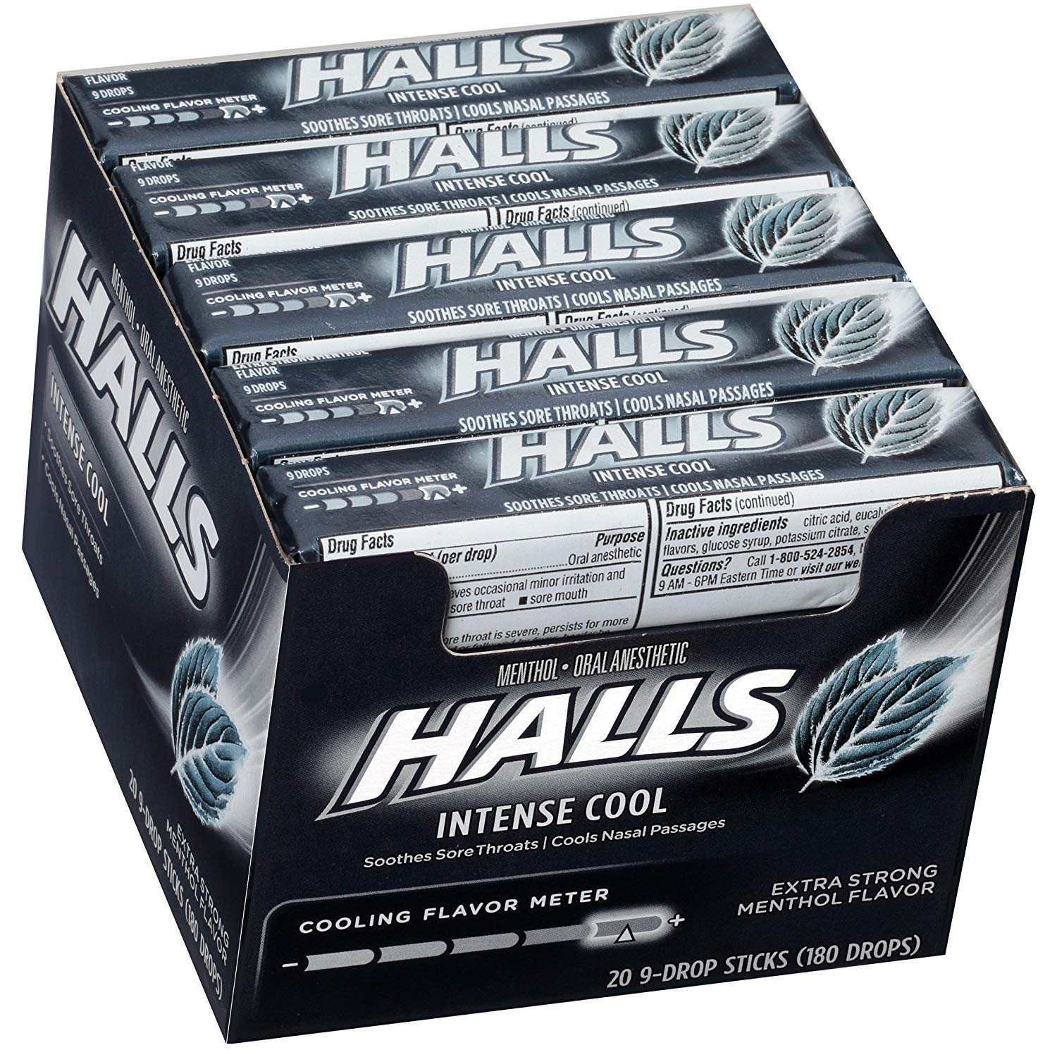 HALLS XTRA STRTH CGH DRP 20CT*