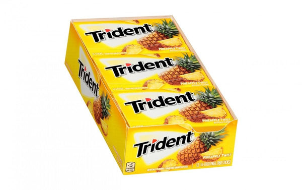 TRIDENT PIN AP TWST 12CT/14STK - PINEAPPLE - 011570