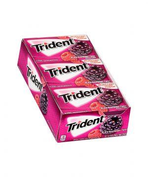 TRIDENT BLK RASPBRY 12CT 14ST - BLACK RASPBERRY TWIST - 011716