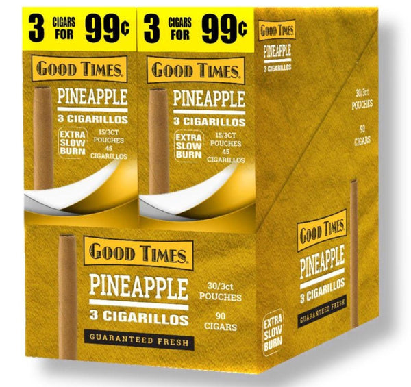 GT 3/99  PINEAPPLE 30/3CT - GOOD TIMES CIGARILLO PINEAPPLE - 013363