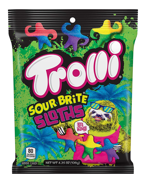 TROLLI SB SLOTHS B 4.25oz 1CT - BAG - 016332