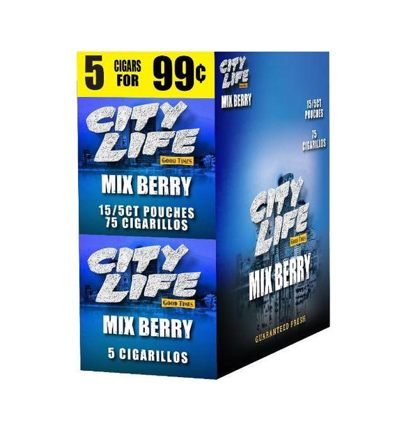 CITYLIFE 5/99 MIX BERRY 15/5PK - 017811