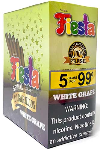 FIESTA 5/99 WHITE GRAPE 15/5PK - 024373