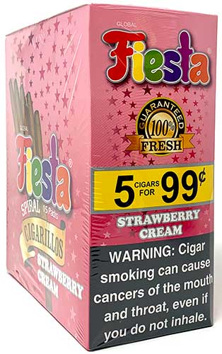 FIESTA 5/99 STRAWBERRY 15/5PK - CREAM - 024403