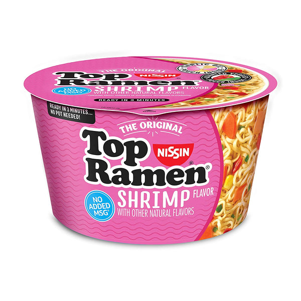 NISS BOWL 6/3.28oz SHRIMP - TOP RAMEN BOWL - 026106