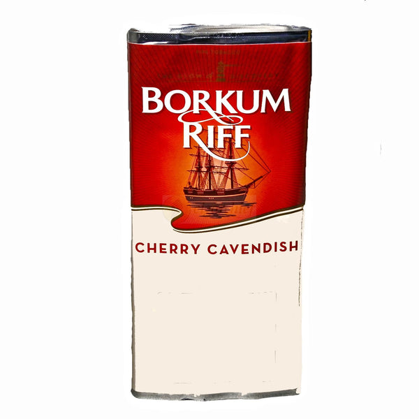BORKUM RIF CHERY CAVEN 5/1.5OZ - BORKUM RIFF CHERY CAVENDISH PIPE TOBACCO - 100097