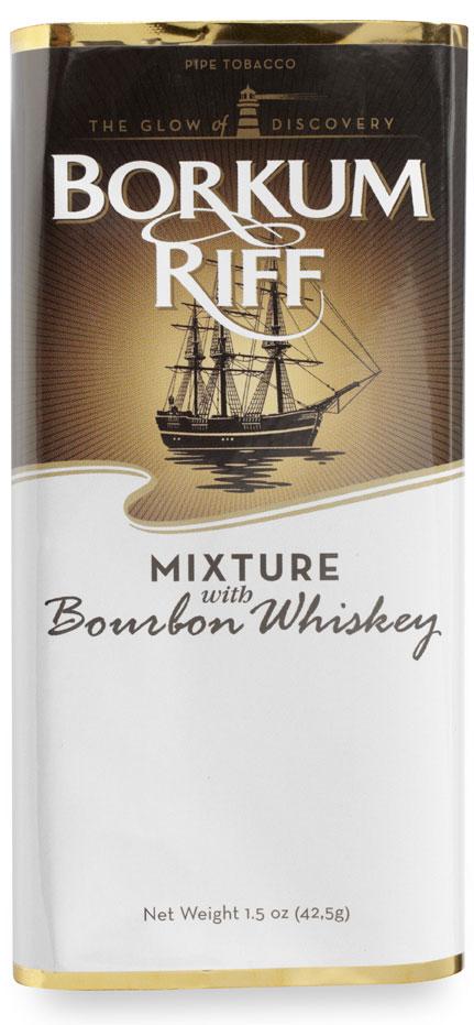 BORKUM RIF BOURBON WHI 5/1.5OZ - BOURBON WHISKEY PIPE TOBACCO - 100099