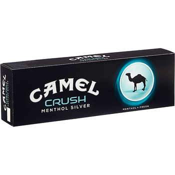 CAMEL KG CRUSH MENT SILVER BX - 100485