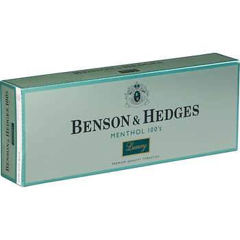 B&H LUXURY 100 MENTHOL BOX - 105802