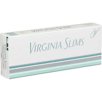 VIR.SLIM 100 MENT SILVER BOX
