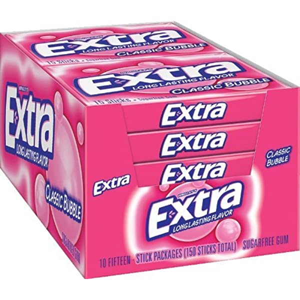 EXTRA CLAS BBLGM 10CT/15STK - 159489