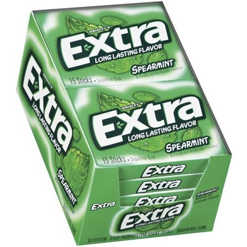 EXTRA SPEARMINT 10CT/15STK - 159540