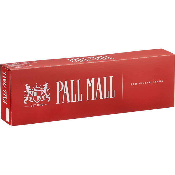 PALL MALL KG $0.50 RED BX - 161001