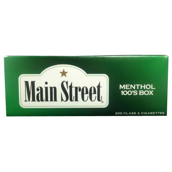 MAINSTREET 100 MENTHOL BOX - 186026