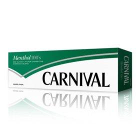 CARNIVAL 100 MENTHOL BOX - 187024