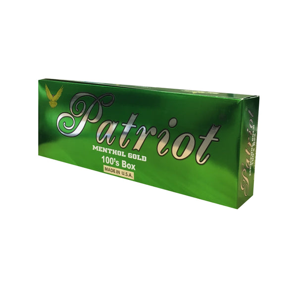 PATRIOT 100 MENTHOL GOLD BX - 188355