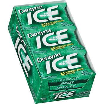 DENTYNE ICE SPRMINT 12CT/16PCS