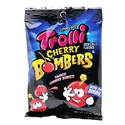 TROLLI CHER BOMBERS 4.25Z PEG - PEG BAG - 200856R