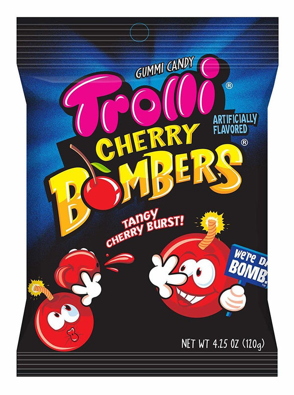 TROLLI CHER BOMBERS 4.25Z 12CT - PEG BAG - 200856