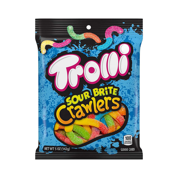 TROLLI SOUR BRT CRAWLR 5Z 12CT - PEG BAG - 200859