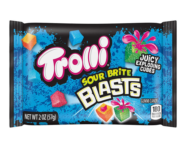 TROLLI BAG SR BR BLST 12CT BX - PEG BAG SOUR BRITE BLASTS - 201802