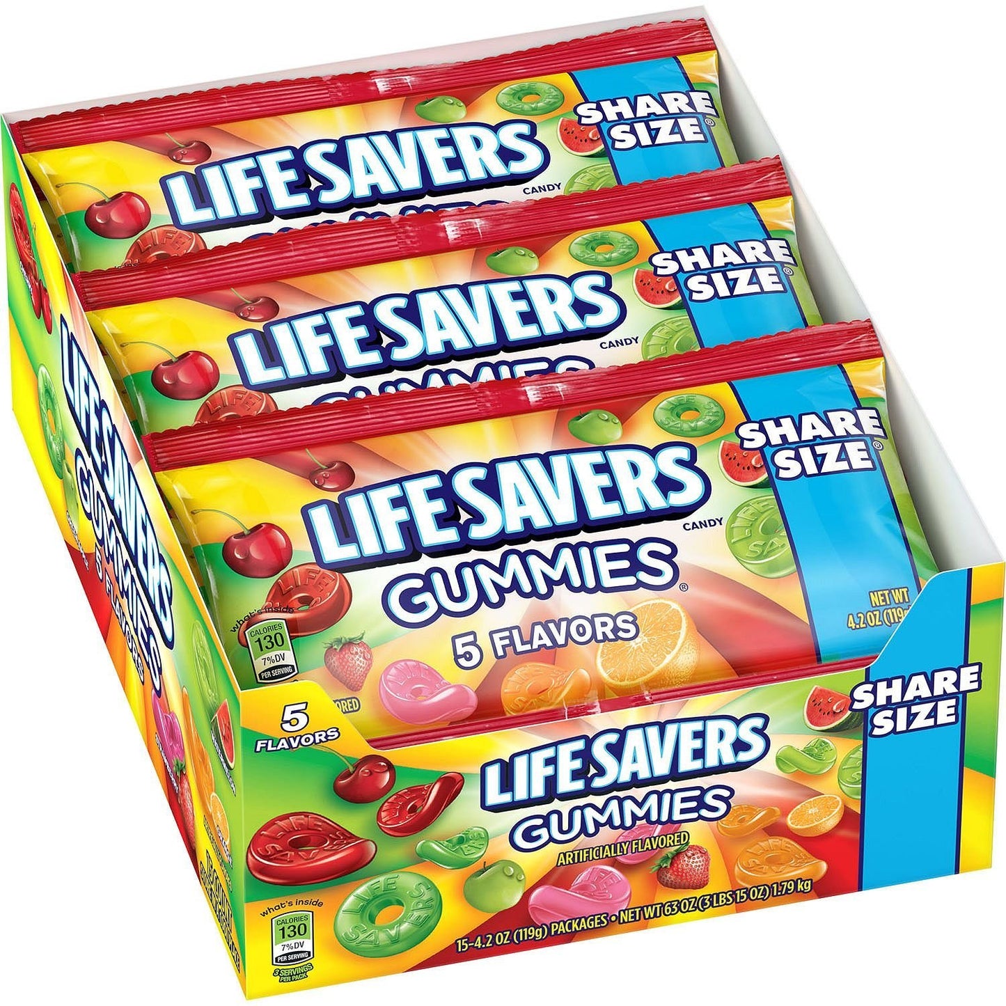 LIFESAVER 15CT GUMMIES 5 FLAV*