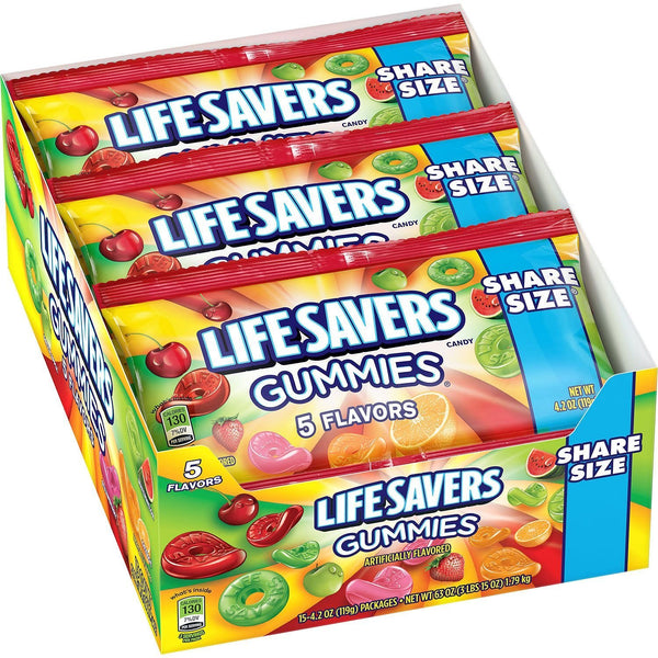 LIFESAVER 15CT GUMMIES 5 FLAV* - 203071
