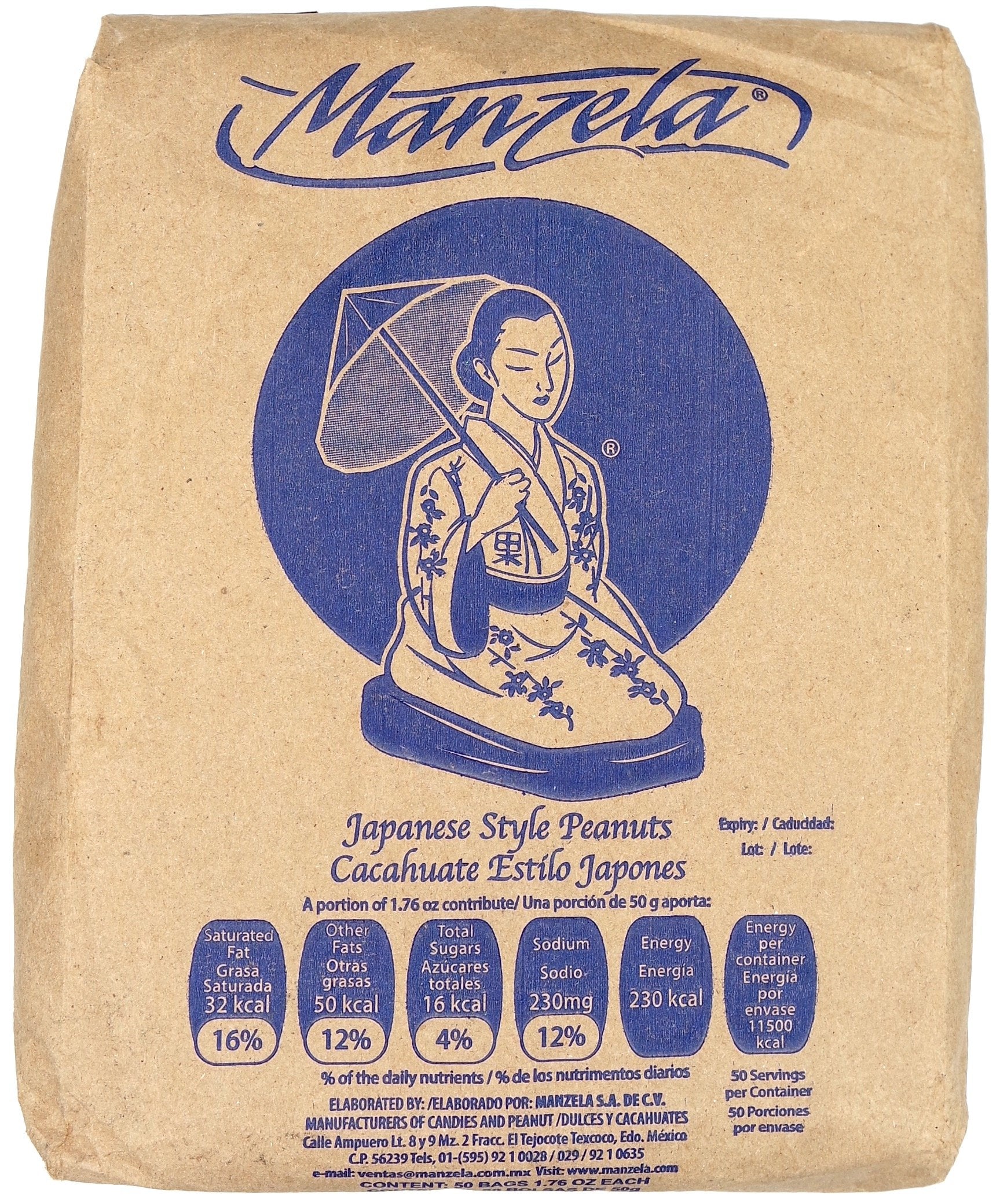 MANZELA JAPANESE PEANUT 50CT*