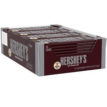 HERSHEY 36CT MILK CHOCOLATE* - 205150