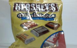HERSHEY 12CT MINIATURES PEG PK